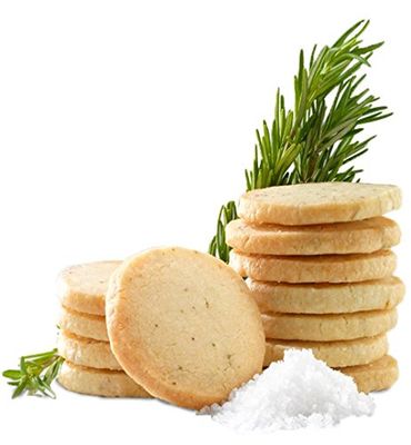 Salted Rosemary Shortbread Cookies by Lark Fine Foods - Pack of 3