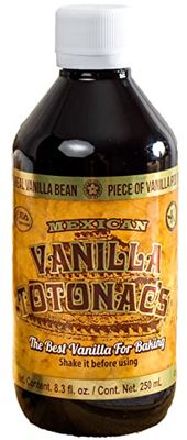 Mexican Vanilla Totonacs - 8.3 Oz 250 mL Bottle - Pure Vanilla Extract