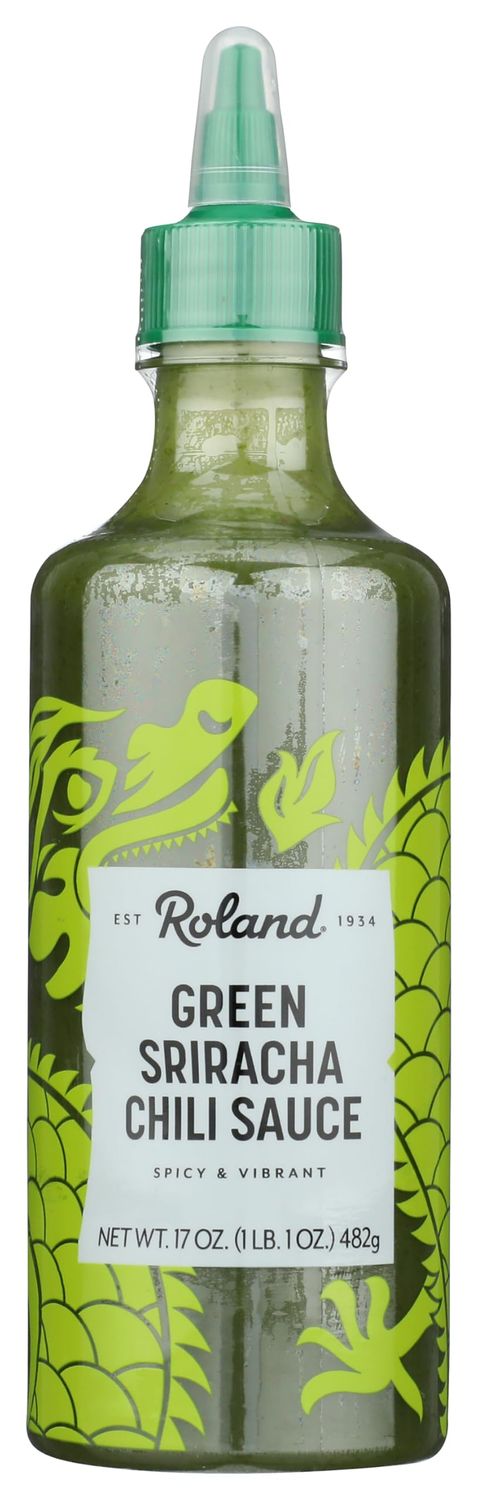 Roland Foods Green Sriracha Chili Sauce 17 Oz Bottle, Pack of 1