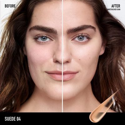 bareMinerals Complexion Rescue Tinted Moisturizer for Face with SPF 30, Vegan Tinted Mineral Sunscreen with Hyaluronic Acid, Full Size, Suede 04