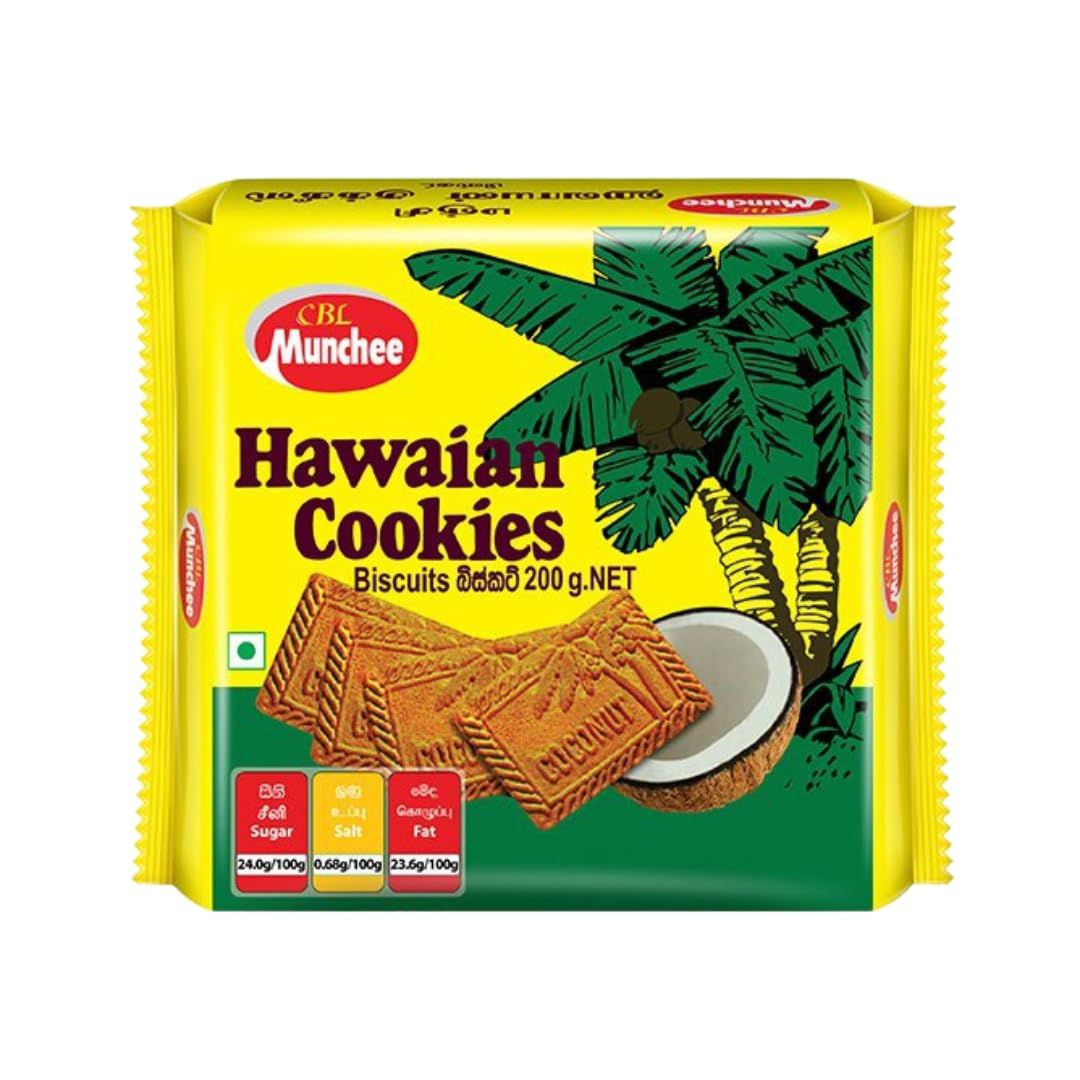 Hawaian Cookies Made with Real Coconut