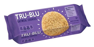 Tru-Blu Oatmeal Home Style Cookies No artificial ingredients No High Fructose Corn Syrup Made in the USA 12 Ounce Pack of 6