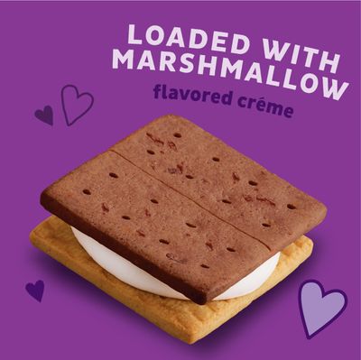 Annie's Organic Graham Sandwich Cookies, S'mores, 12 Cookies, 8 oz. Pack of 6