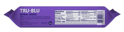 Tru-Blu Oatmeal Home Style Cookies No artificial ingredients No High Fructose Corn Syrup Made in the USA 12 Ounce Pack of 6
