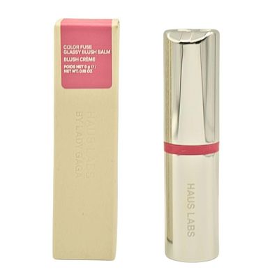 Haus Labs Color Fuse Longwear Hydrating Glassy Lip Cheek Blush Balm Stick - Glassy Rosette