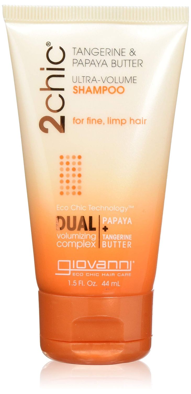 Giovanni 2Chic Ultra-Volume Shampoo with Tangerine &amp; Papaya Butter, 1.5 Fluid Ounce