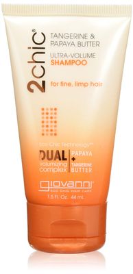 Giovanni 2Chic Ultra-Volume Shampoo with Tangerine &amp; Papaya Butter, 1.5 Fluid Ounce