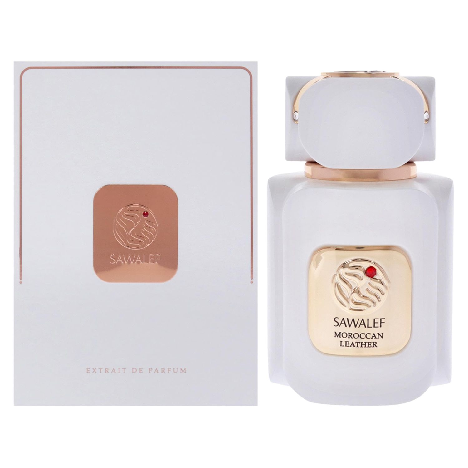 Swiss Arabian Sawalef Moroccan Leather - Indulge in Mesmerizing Body Spray for Women - Unique Blends of Nutmeg, Saffron, Patchouli, and Cardamom - 2.7 oz EDP Spray