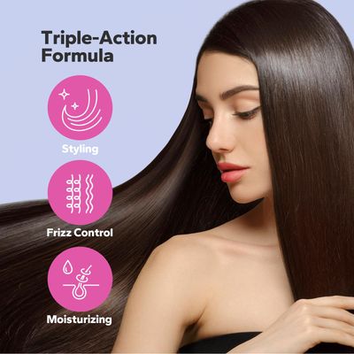 StyleShark 3 in 1 Styling Cream 250ml, Ultimate Curl Cream for Curly & Wavy Hair, Anti-Frizz, Curl Defining & Smoothing, Hair Care Essentials for Frizz Control, Heatless Curls, Slick Back Styles