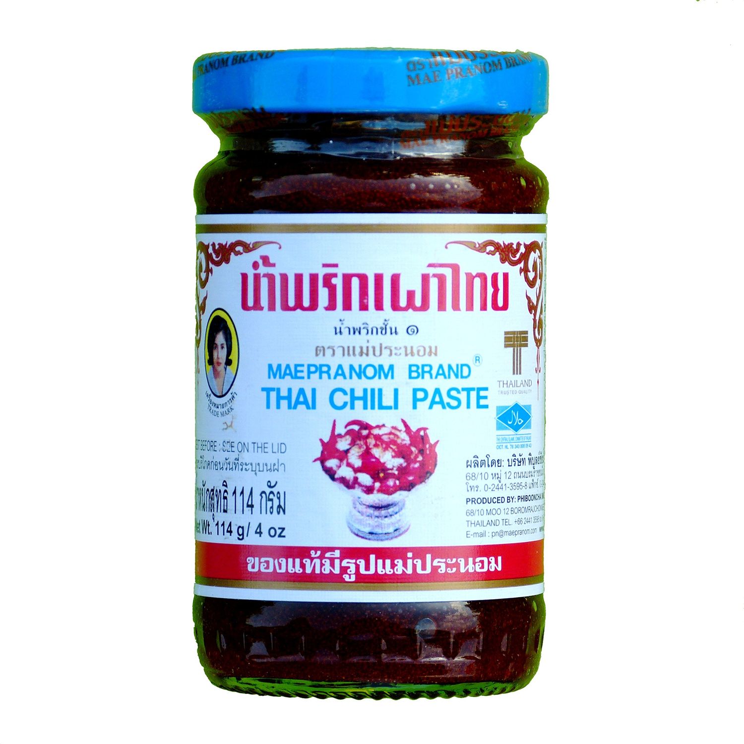 Mae Pranom Chili Paste for Tom Yum Soup 114 grams 4 oz
