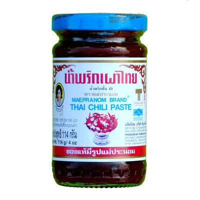 Mae Pranom Chili Paste for Tom Yum Soup 114 grams 4 oz