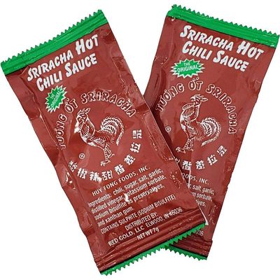 Sriracha Hot Chili Sauce Packets, On-The-Go Packet, 7 Gram Packets 25-Pack