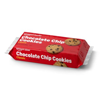 Amazon Saver, Crunchy Chocolate Chip Cookies, 12 Oz