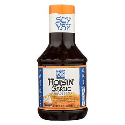 Soy Vay Hoisin Garlic Marinade and Sauce, 22 Fluid Ounce -- 6 per case.