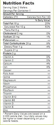 Toggi Fine European Wafers, Milk Chocolate, 24 Count