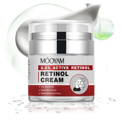 Retinol Cream for Face with Collagen and Hyaluronic Acid, Anti Wrinkles Neck Firming Cream, Day and Night Skincare Facial Moisturizer, Hydrating Face Lotion, Oil Free Skin Care for Women Men