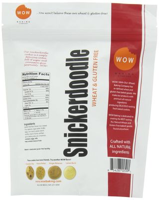 WOW BAKING COMPANY Cookies, Snickerdoodle, 8-Ounce Pack of 6