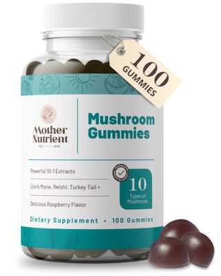 Mushroom Supplement Gummies- Pure Extract Multi Mushrooms Supplement- Chaga, Reishi, Cordyceps &amp; Lion&#39;s Mane - 50 Day Supply Chewable Gummies 100 pcs