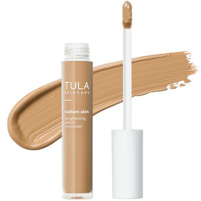 TULA Skin Care Radiant Skin Brightening Serum Concealer - Conceals Dark Circles &amp; Discoloration, Longwearing &amp; Crease-Resistant, Brightens the Appearance of Skin Over Time, Shade 130, 0.18 fl oz.