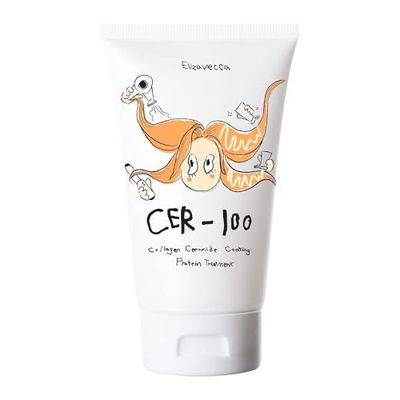 Elizavecca Cer-100, Collagen Ceramide Coating Protein Treatment, 3.38 fl oz 100 ml
