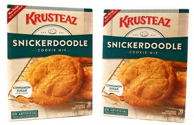 Krusteaz Snickerdoodle Cookie Mix, 17.5-Ounce Boxes Pack of 2