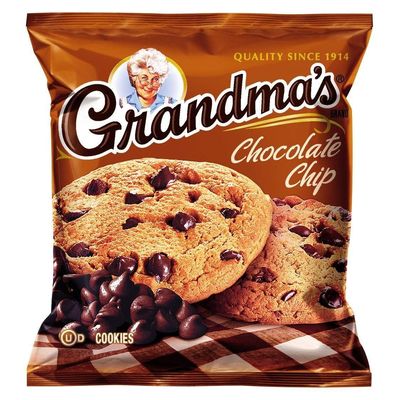 Grandma's Cookies Variety 2.5 Oz Packages Bundle of 15 Pack Includes : 5 x Chocolate Brownie, 5 x Chocolate Chip, 5 x Oatmeal Raisin 15 Count