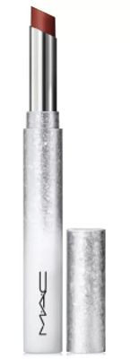 MAC Powder Kiss Velvet Blur Slim Lipstick - COCOA KISSES Warm Brown .07 oz 2 g.