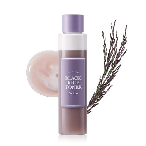 I&#39;m from Black Rice Toner for Oily Skin, Lightweight, Niacinamide, Panthenol, Glass Skin, Fragrance Free, Korean Skin Care, 150ml, 5.07 fl.oz