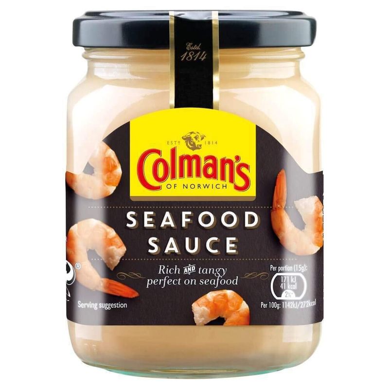 Original Colman&#39;s Seafood Sauce Imported From the UK England The Very Best Of English Sea Food Sauce Prawn and Crab Sauce