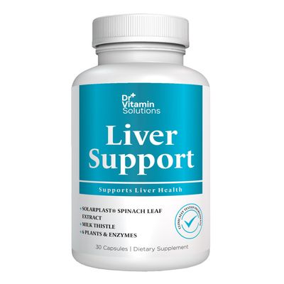 DR VITAMIN SOLUTIONS Liver Cleanse Detox and Repair - Milk Thistle Supplement with Chlorophyll, Digestive Enzymes, Artichoke &amp; Dandelion for Natural Gallbladder Support, 30 Vegan Capsules