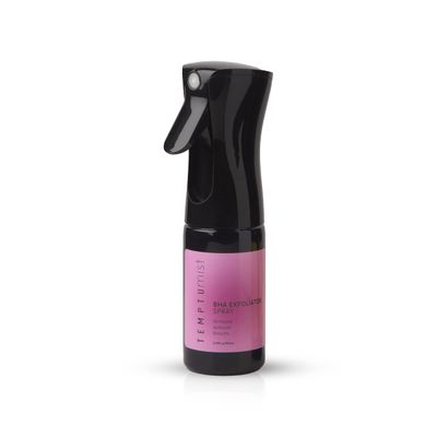 TEMPTU Mist BHA Exfoliator Spray Set, 5 Willow Bark, Natural Alternative to Salicylic Acid for Body, Back &amp; Face, Pre Tan Skin Prep, Hydrating Facial Toner &amp; Deluxe Ultra Fine Continuous Sprayer