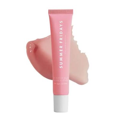 Summer Fridays Tinted Lip Butter Balm - Conditioning Vegan Lip Balm for Instant Moisture, Shine &amp; Hydration - Sheer-Tinted, Soothing Skincare - Pink Sugar .5 Oz