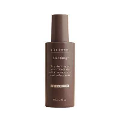 Bioelements Pore Thing - 4 fl oz - Daily Cleansing Gel with 1.5 Salicylic Acid Azelaic Acid to Target Problem Pores - Vegan, Gluten Free - Never Tested on Animals