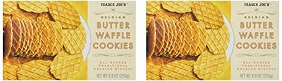 2 Packs Trader Joe&#39;s Belgian Butter Waffle Cookies
