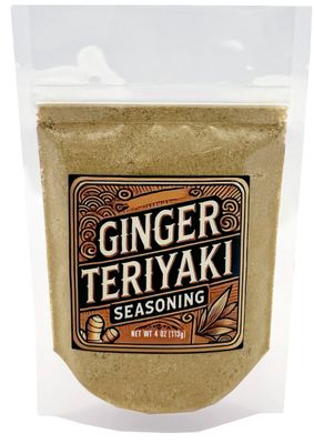 crait Ginger Teriyaki Blend for Marinades, Stir Fry Seasoning mix, Asian Spices, Asian Seasonings, 4 Ounce in a Resealable Bag for Bold, Savory Flavor
