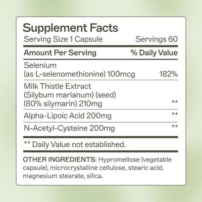 Liver Support by Dr. Amy Myers - Features A Powerful Blend of Ingredients That Help Clean &amp; Optimize Liver Function - Dietary Supplement 60 Capsule