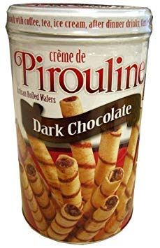 Creme de Pirouline, Dark Chocolate Wafers, 14 oz 400g