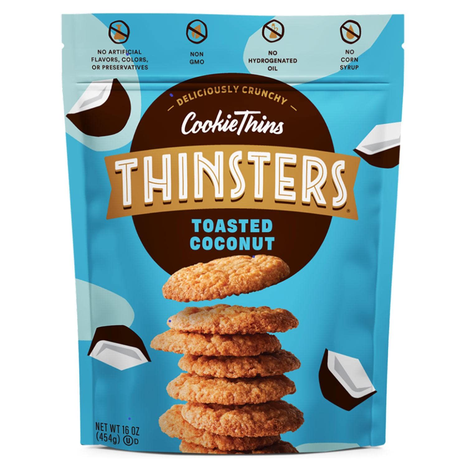 Thinster&#39;s Toasted Coconut Cookie Thins, 19 Ounce