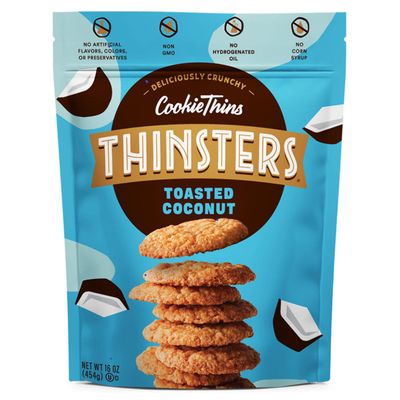 Thinster&#39;s Toasted Coconut Cookie Thins, 19 Ounce