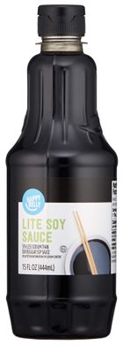Amazon Brand - Happy Belly Low Sodium Soy Sauce, 15 fl oz Pack of 1