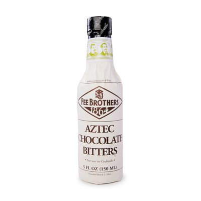 Fee Brothers Aztec Chocolate Cocktail Bitters - Aromatic Cocktail Mixer &amp; Concentrated Flavoring, Gluten Free, Vegan-Friendly, 5 fl oz