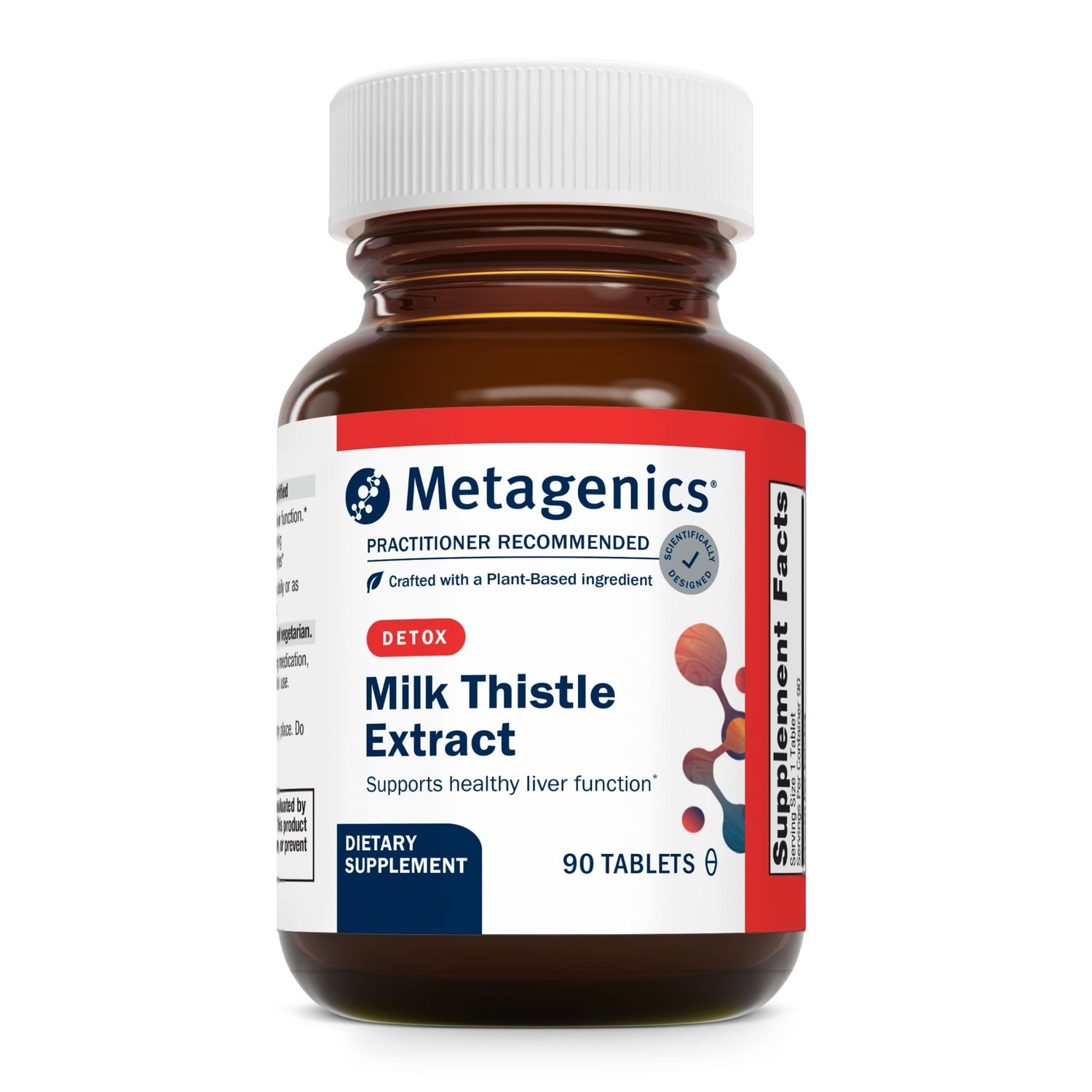 Metagenics Milk Thistle Extract - Liver Health Support - Milk Thistle Seed Extract - Antioxidants Supplement - Liver Maintenance - Non-GMO, Gluten-Free &amp; Vegetarian - 90 Tablets