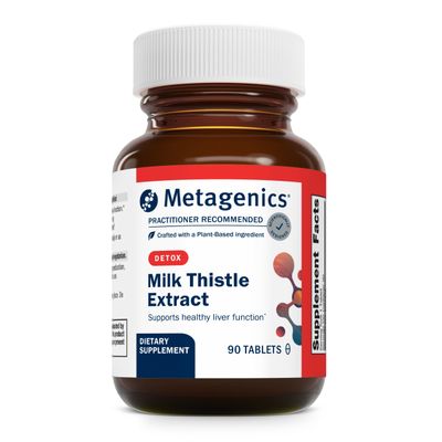 Metagenics Milk Thistle Extract - Liver Health Support - Milk Thistle Seed Extract - Antioxidants Supplement - Liver Maintenance - Non-GMO, Gluten-Free &amp; Vegetarian - 90 Tablets