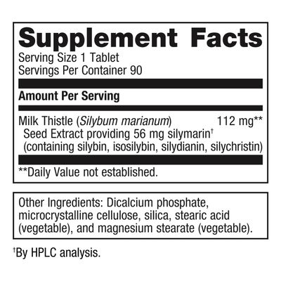 Metagenics Milk Thistle Extract - Liver Health Support - Milk Thistle Seed Extract - Antioxidants Supplement - Liver Maintenance - Non-GMO, Gluten-Free &amp; Vegetarian - 90 Tablets