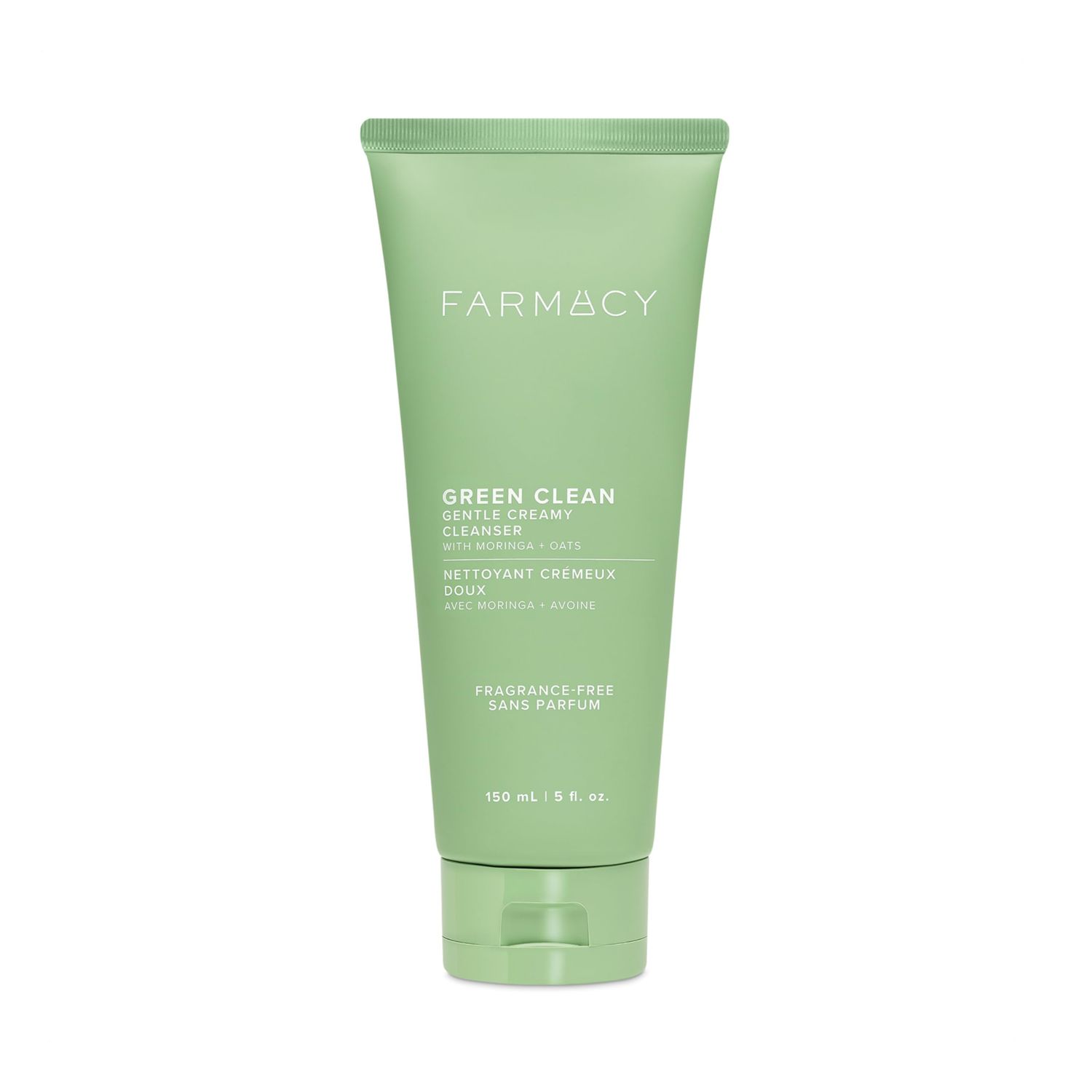 Farmacy Gentle Creamy Face Cleanser - Hydrating Facial Cleanser to Nourish Help Remove Makeup Impurities - Enriched with Aloe Moringa Oil to Soothe, Purify Refresh Skin 5 fl oz