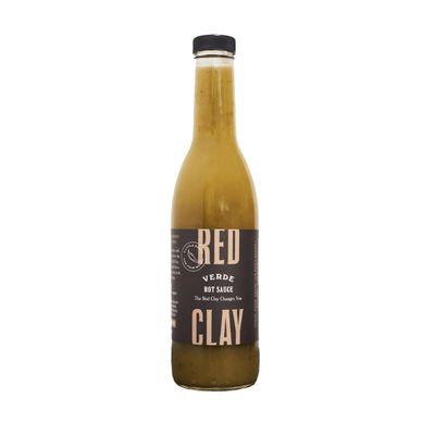 Red Clay Verde Hot Sauce - Serrano Pepper Verde Sauce - Spicy Sauce Made with Real Serrano Peppers, Cilantro, Fennel and Onion - Gluten Free, 0 Calories, 0 Carbs, Sugar Free - Keto Friendly 12.6 oz