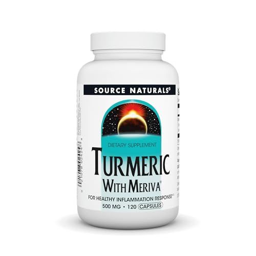 Source Naturals Turmeric with Meriva, for Healthy Inflammatory Response, 500 mg - 120 Capsules