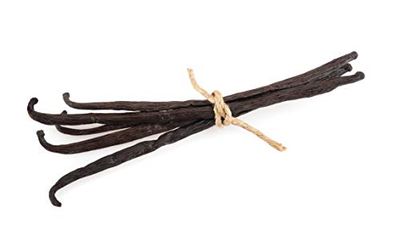 5 Organic Madagascar Vanilla Beans. Whole Grade A Vanilla Pods for Vanilla Extract and Baking