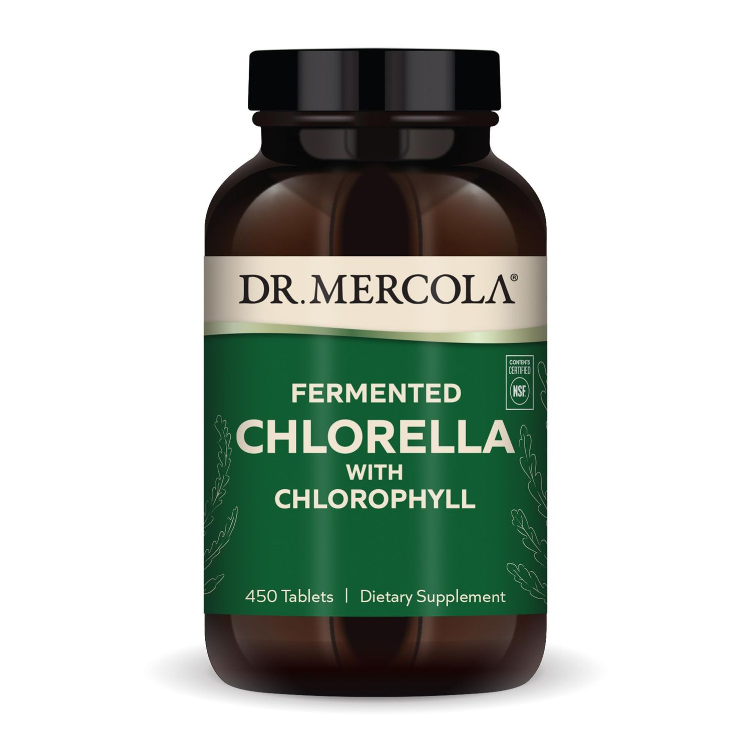 Dr. Mercola, Fermented Chlorella, 90 Servings 450 Tablets, non GMO, Soy-Free, Gluten Free