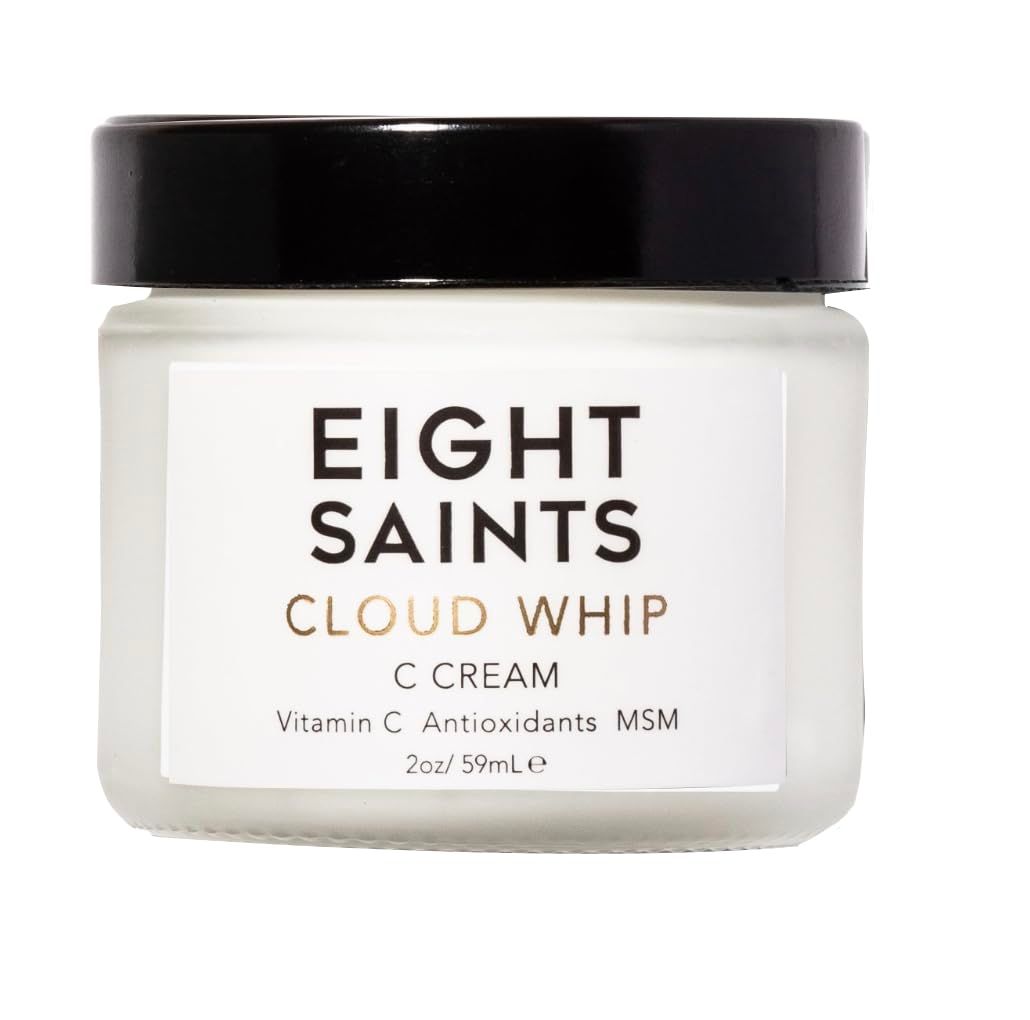 Eight Saints Skincare Cloud Whip Vitamin C Face Moisturizer Day Cream, Natural and Organic Face Cream For Women, Anti Aging Cream For Face To Reduce Fine Lines and Wrinkles, 2 Ounces Unscented
